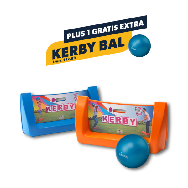 1 Kerby set plus gratis Kerbybal t.w.v. €12,99